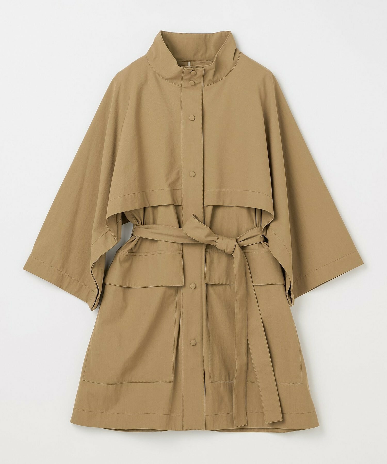 【L'EQUIPE】コットンナイロンベネシャントレンチコート 詳細画像 ブラック 20