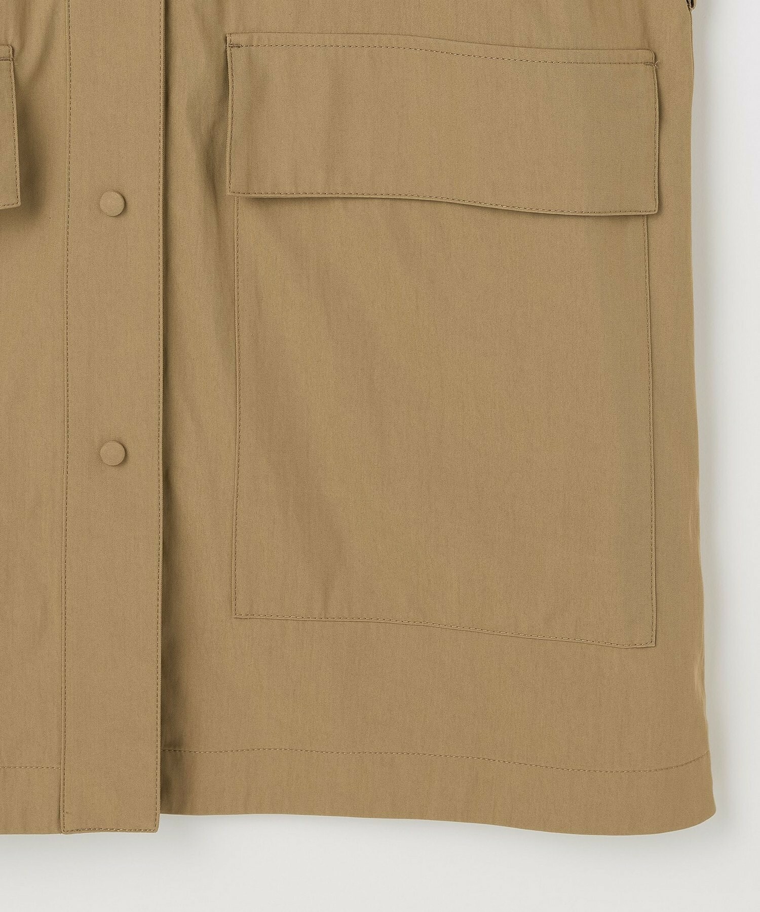 【L'EQUIPE】コットンナイロンベネシャントレンチコート 詳細画像 ブラック 25