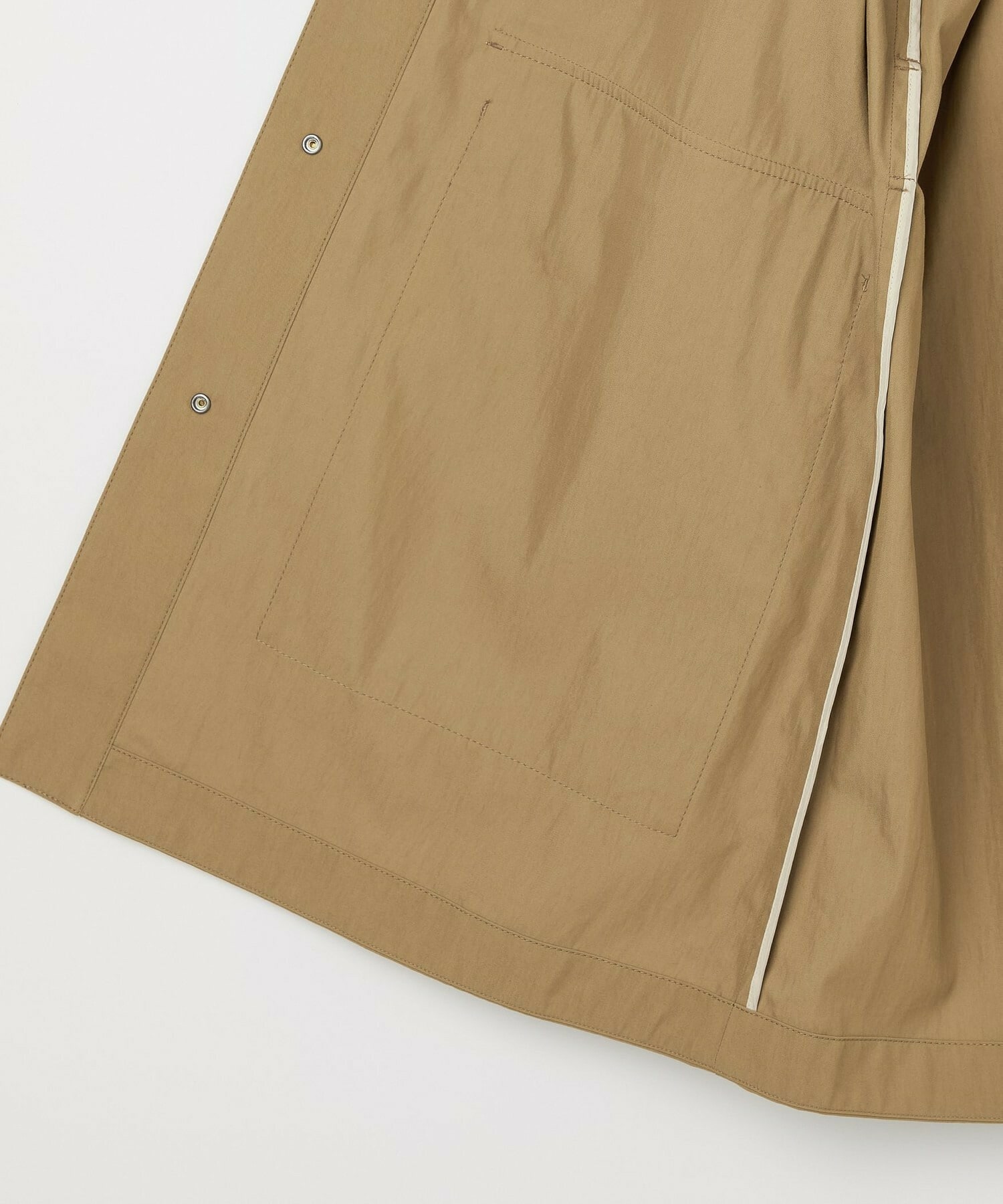 【L'EQUIPE】コットンナイロンベネシャントレンチコート 詳細画像 ブラック 26