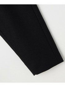 【L'EQUIPE】カシミヤ混ストレッチフラノステンカラーコート 詳細画像 ブラック 15