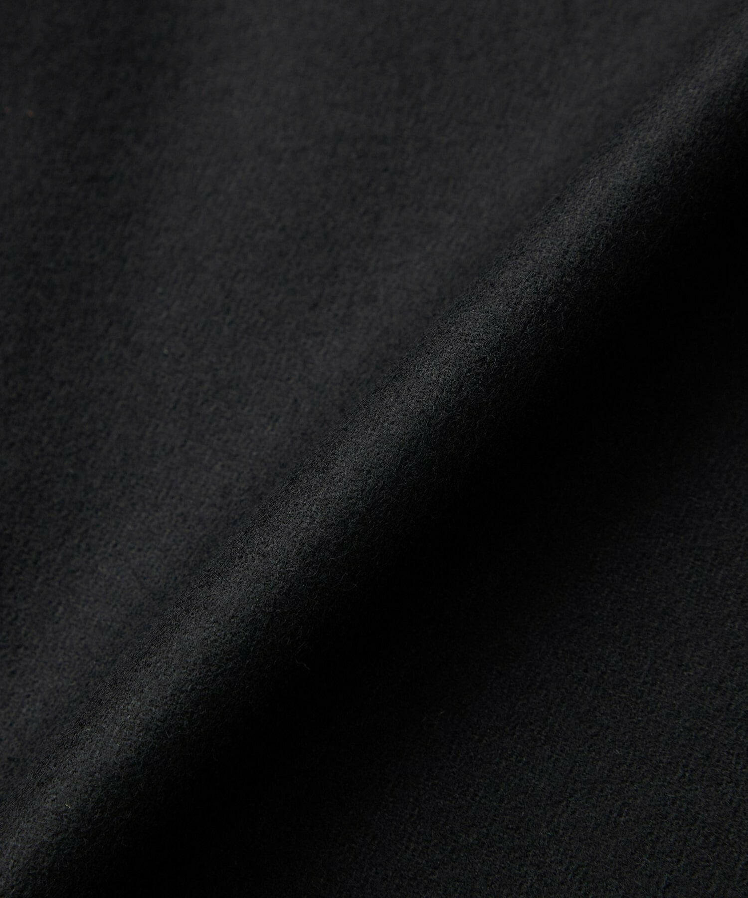 【L'EQUIPE】カシミヤ混ストレッチフラノステンカラーコート 詳細画像 ブラック 19