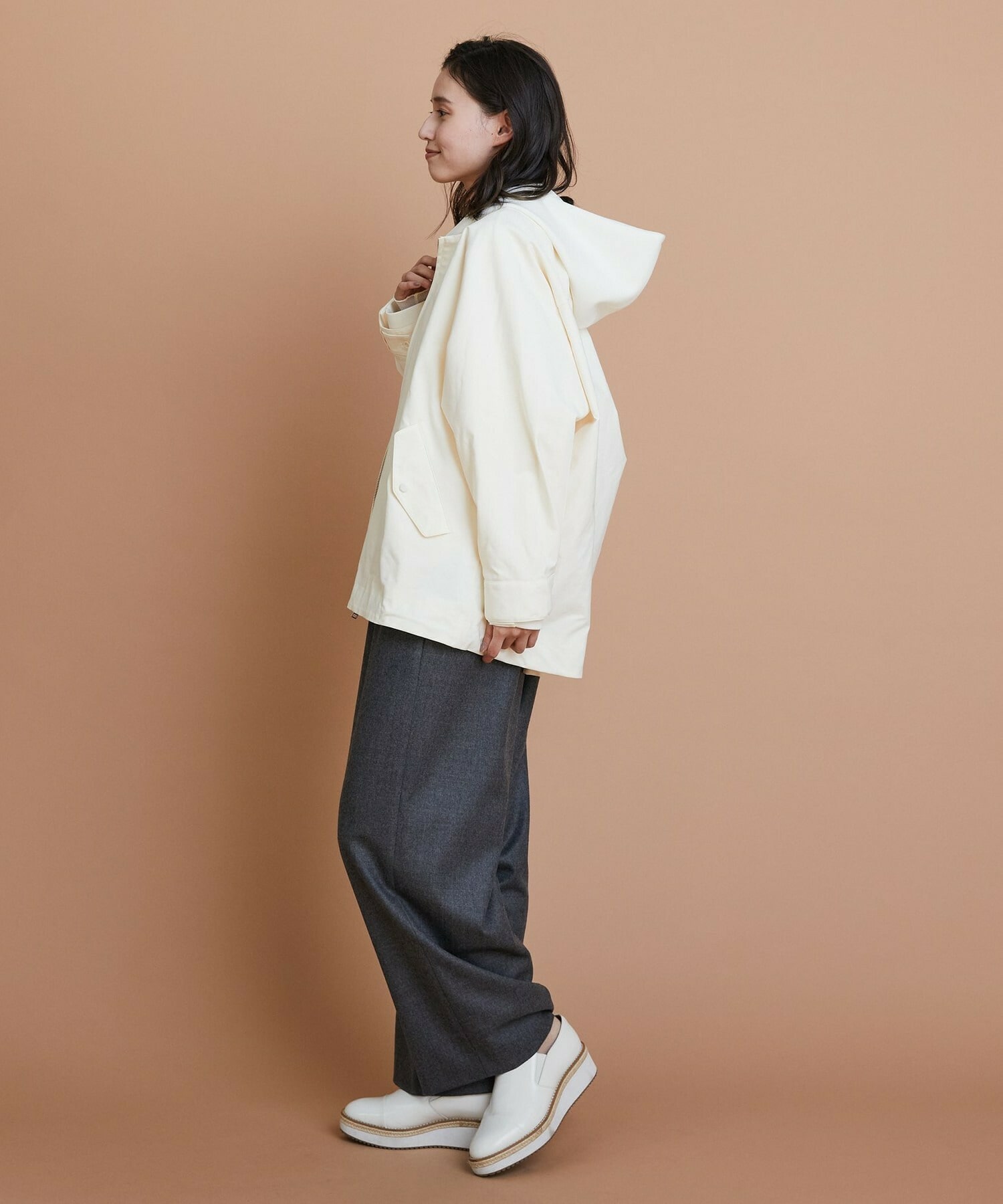 【L'EQUIPE】アーバンオックスノーカラージャケット 詳細画像 ネイビー 3