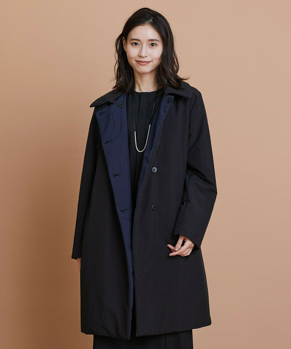 ナイロンワッシャー中綿コート 詳細画像 ブラック系その他 1