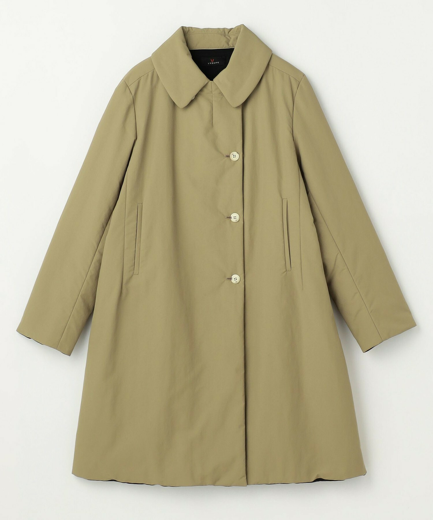 【L'EQUIPE】ナイロンワッシャー中綿コート 詳細画像 ブラック系その他 10