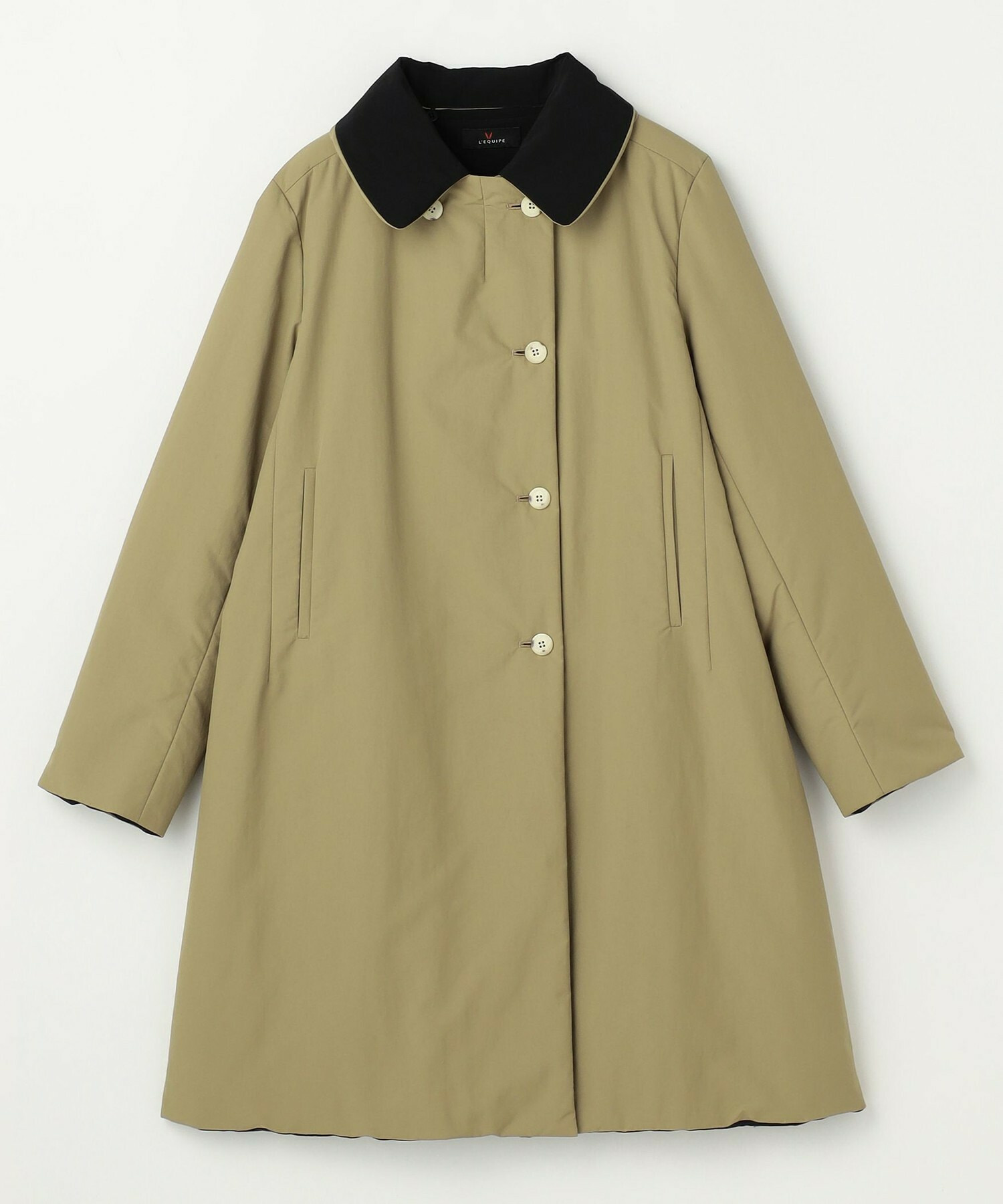 【L'EQUIPE】ナイロンワッシャー中綿コート 詳細画像 ブラック系その他 11