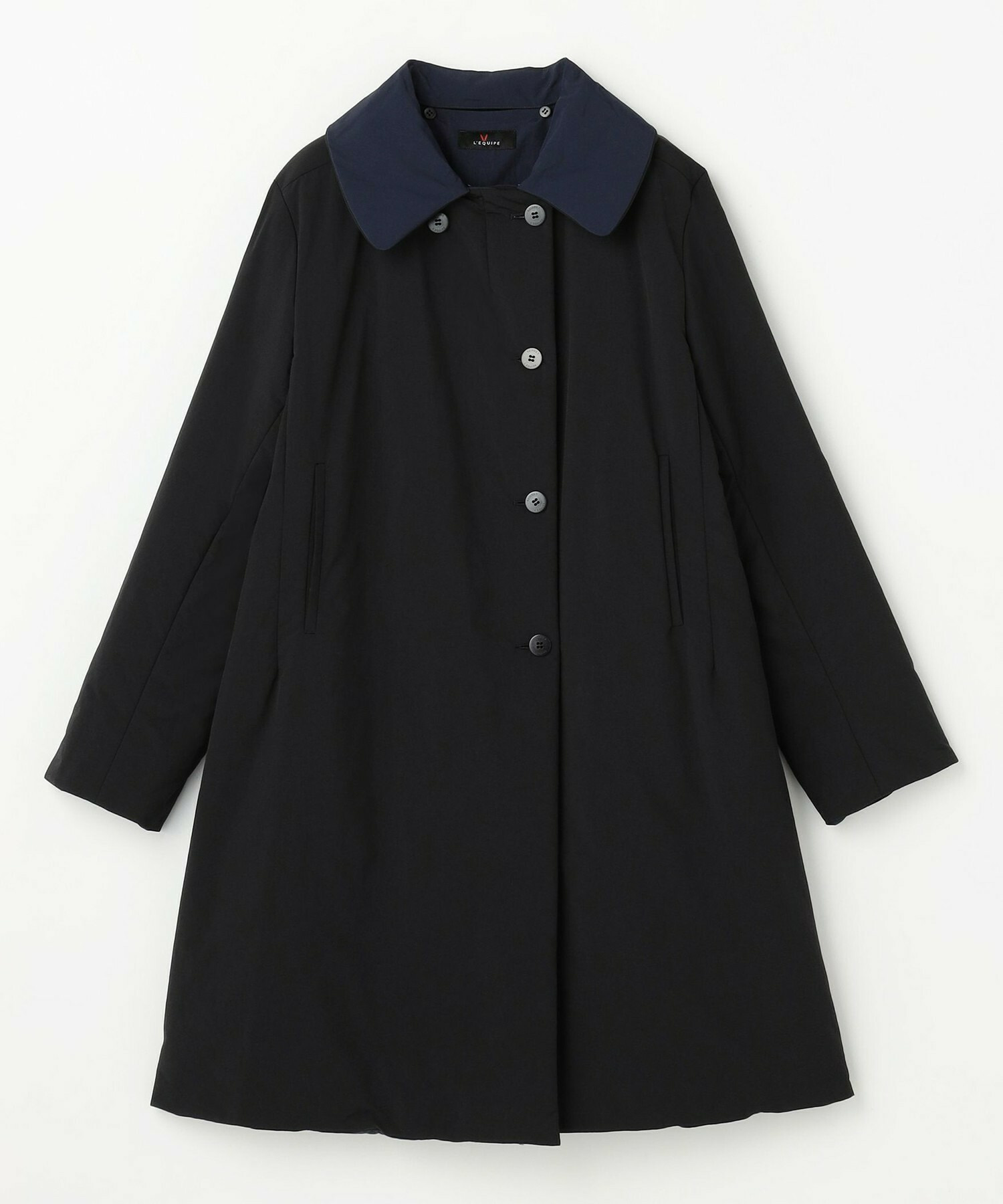 【L'EQUIPE】ナイロンワッシャー中綿コート 詳細画像 ブラック系その他 24