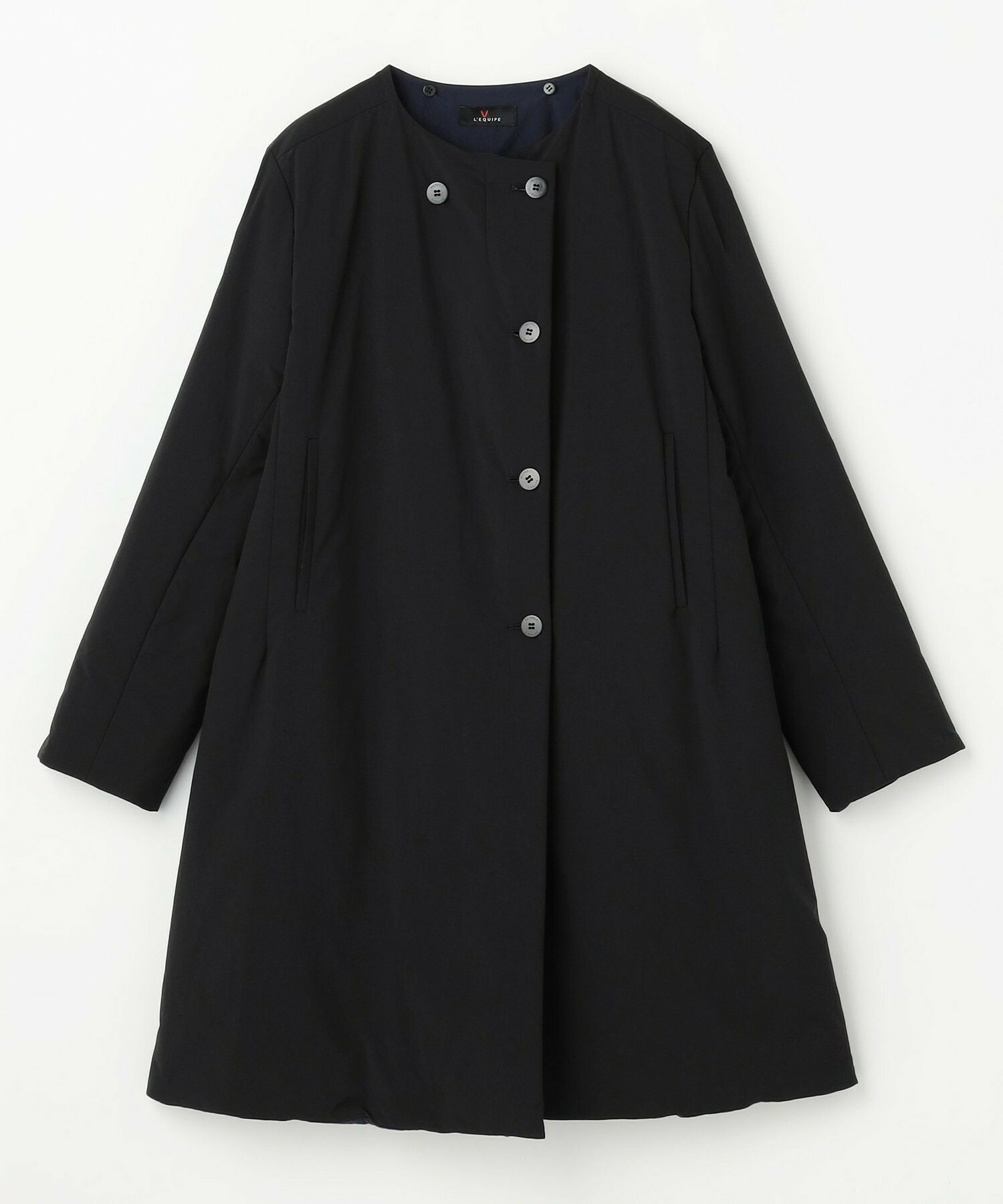 【L'EQUIPE】ナイロンワッシャー中綿コート 詳細画像 ブラック系その他 25