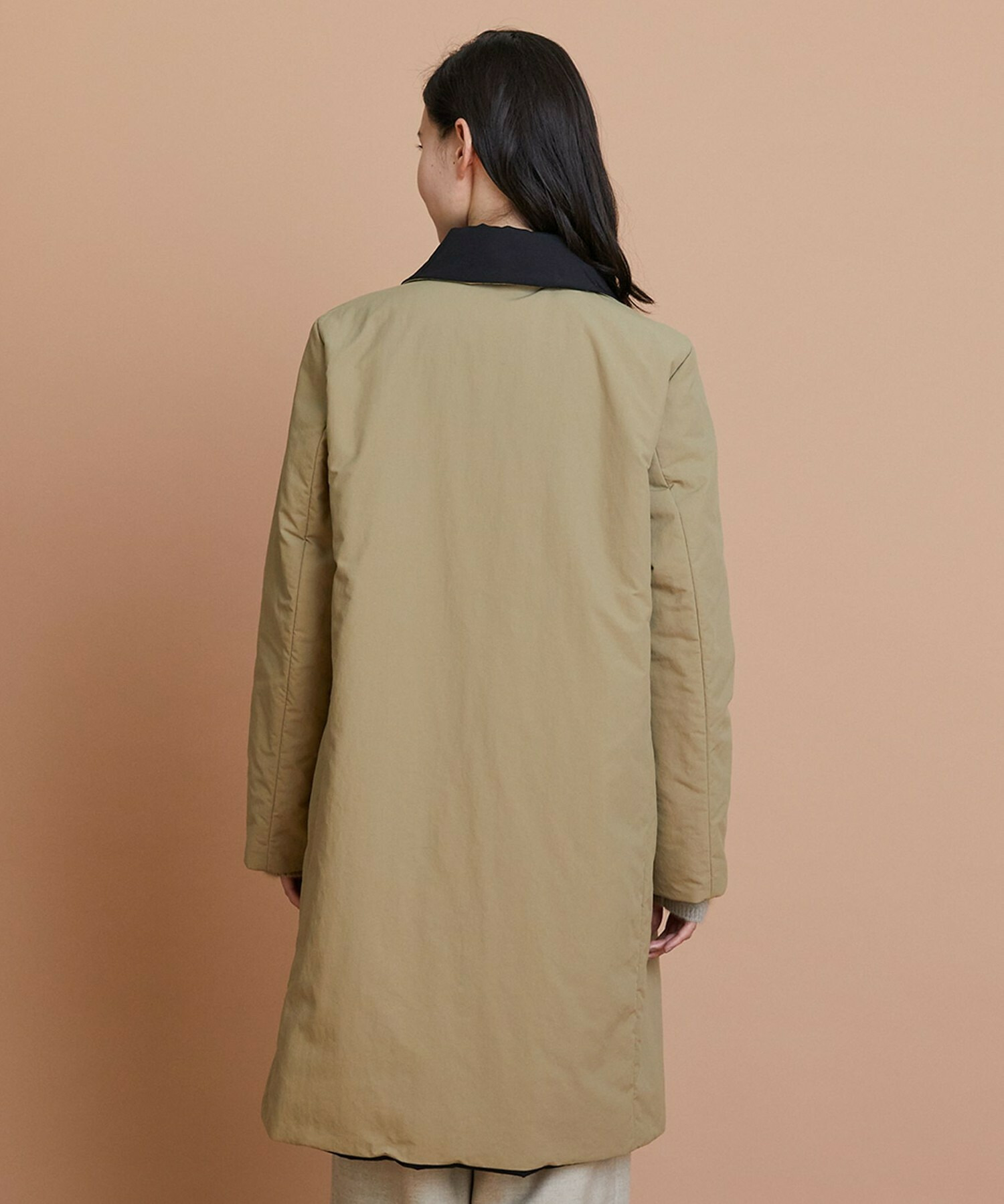 【L'EQUIPE】ナイロンワッシャー中綿コート 詳細画像 ブラック系その他 9