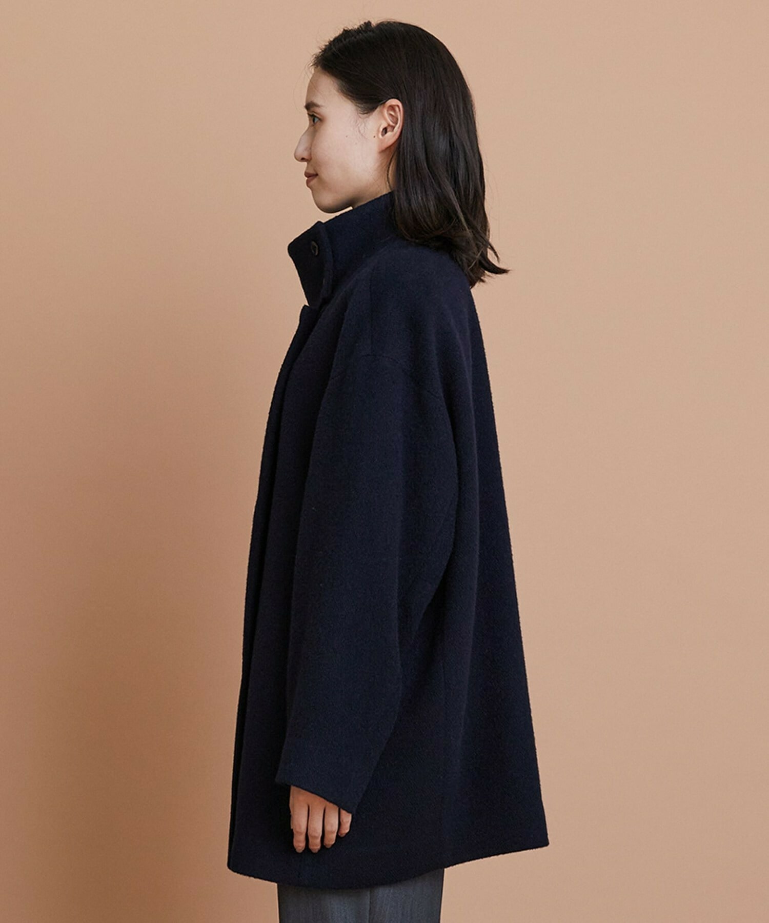 【L'EQUIPE】シャギーコート 詳細画像 ネイビー 15