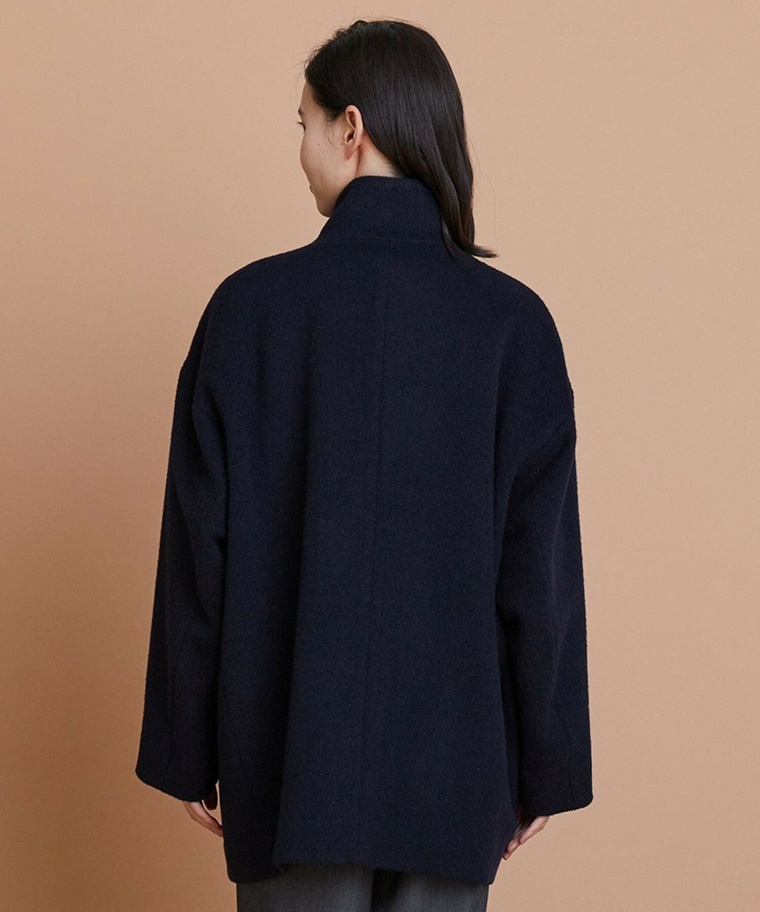 【L'EQUIPE】シャギーコート 詳細画像 ネイビー 16