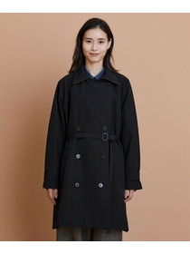 【L'EQUIPE】［eclat 2025年11月号掲載商品］グースシェルトレンチコート 詳細画像 ブラック 14