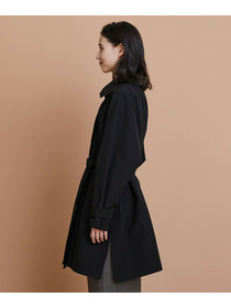 【L'EQUIPE】［eclat 2025年11月号掲載商品］グースシェルトレンチコート 詳細画像 ブラック 15