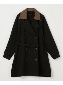 【L'EQUIPE】［eclat 2025年11月号掲載商品］グースシェルトレンチコート 詳細画像 ブラック 17