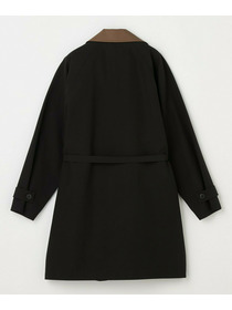 【L'EQUIPE】［eclat 2025年11月号掲載商品］グースシェルトレンチコート 詳細画像 ブラック 18