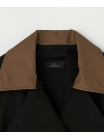 【L'EQUIPE】［eclat 2025年11月号掲載商品］グースシェルトレンチコート 詳細画像 ブラック 22