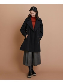 【L'EQUIPE】［eclat 2025年11月号掲載商品］グースシェルトレンチコート 詳細画像 ブラック 6