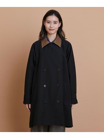 【L'EQUIPE】［eclat 2025年11月号掲載商品］グースシェルトレンチコート 詳細画像 ブラック 8