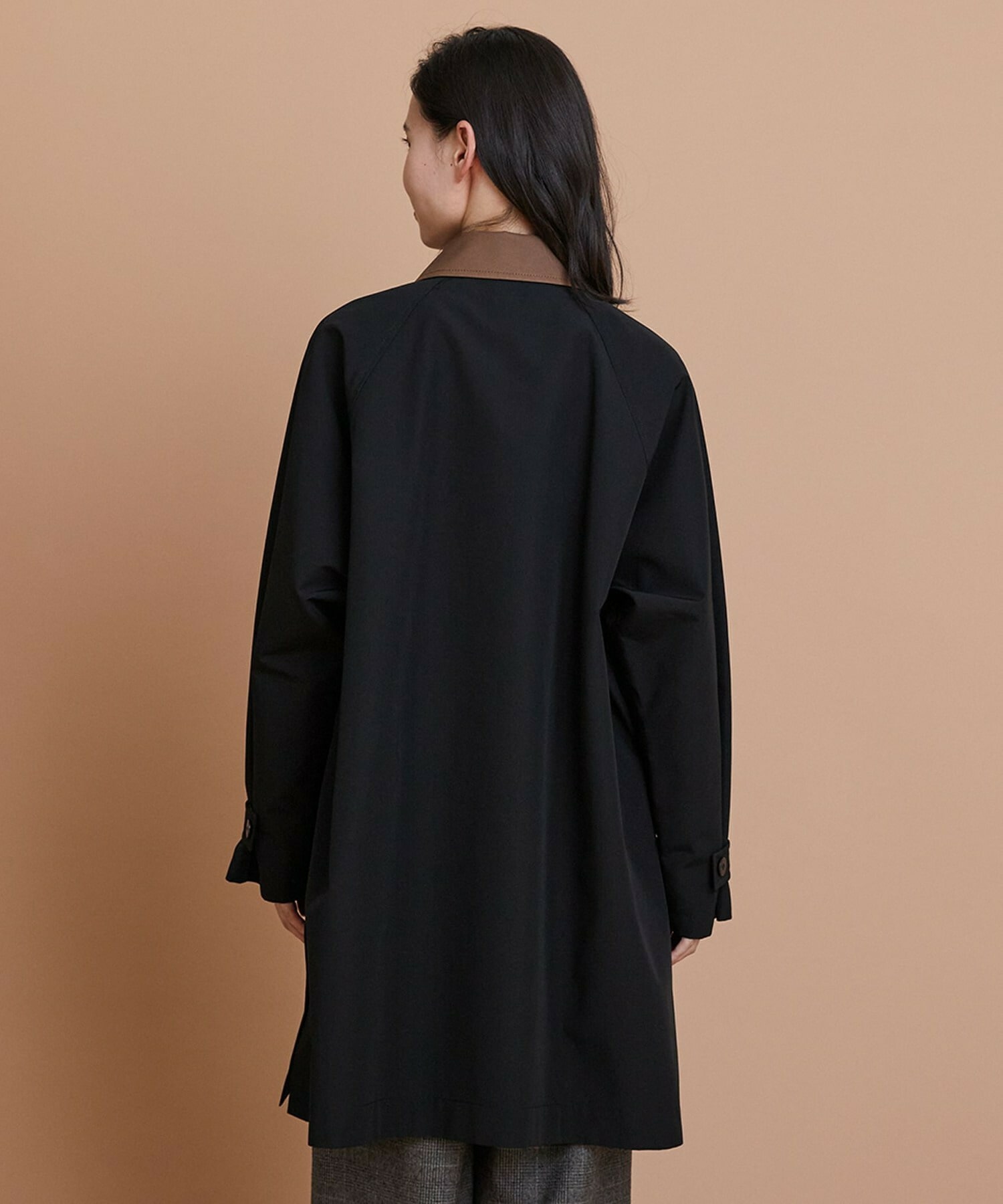 【L'EQUIPE】［eclat 2025年11月号掲載商品］グースシェルトレンチコート 詳細画像 ブラック 10