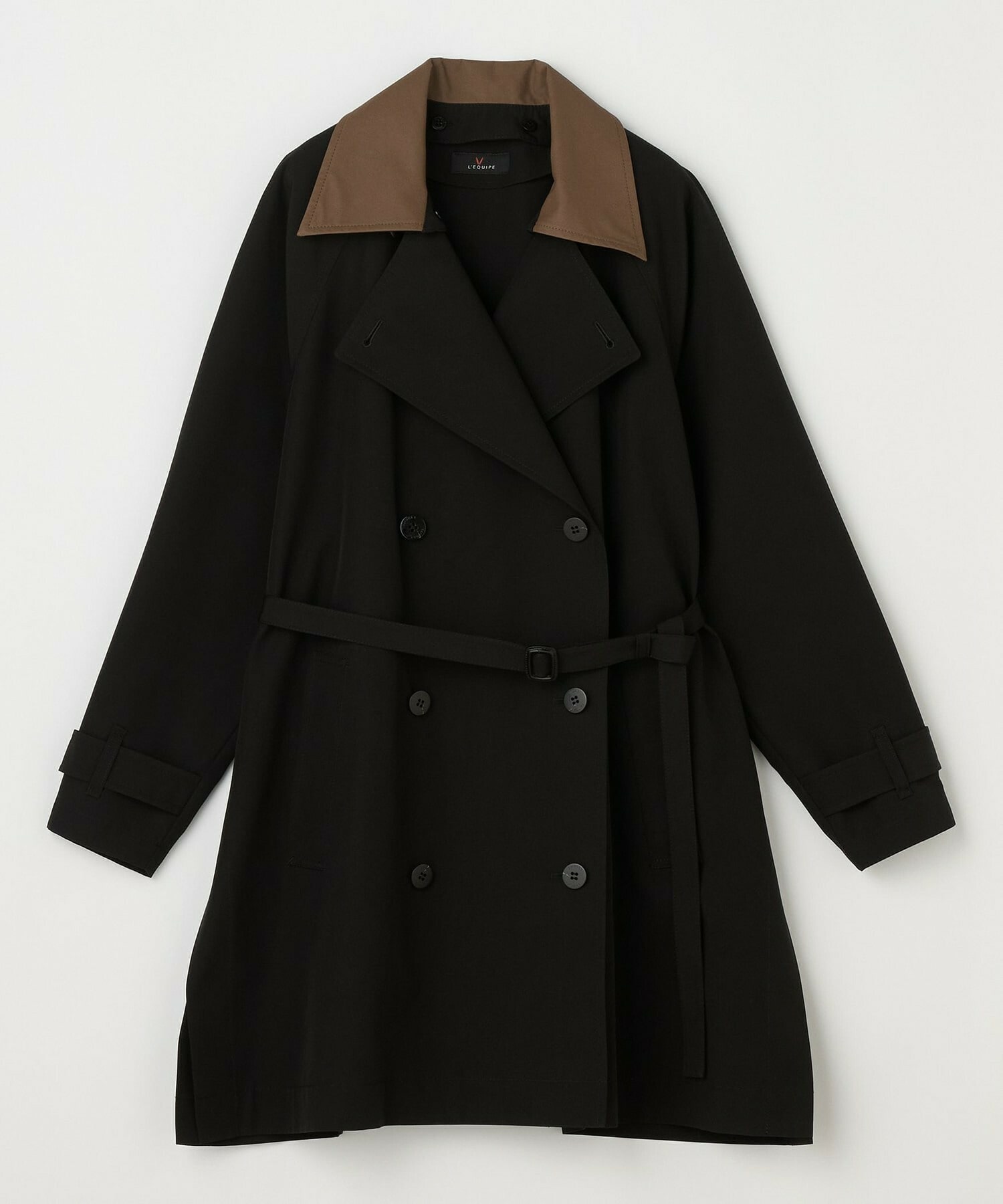 【L'EQUIPE】［eclat 2025年11月号掲載商品］グースシェルトレンチコート 詳細画像 ブラック 17