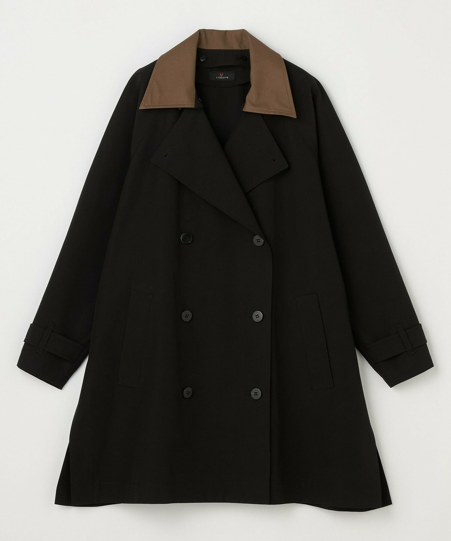 【L'EQUIPE】［eclat 2025年11月号掲載商品］グースシェルトレンチコート 詳細画像 ブラック 19