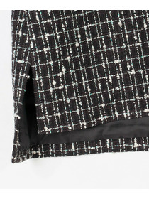 【L'EQUIPE】ツイードベスト 詳細画像 ブラック系その他 15