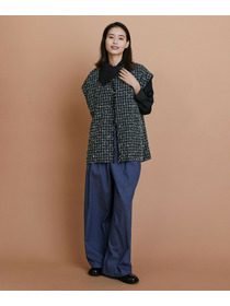 【L'EQUIPE】ツイードベスト 詳細画像 ブラック系その他 2