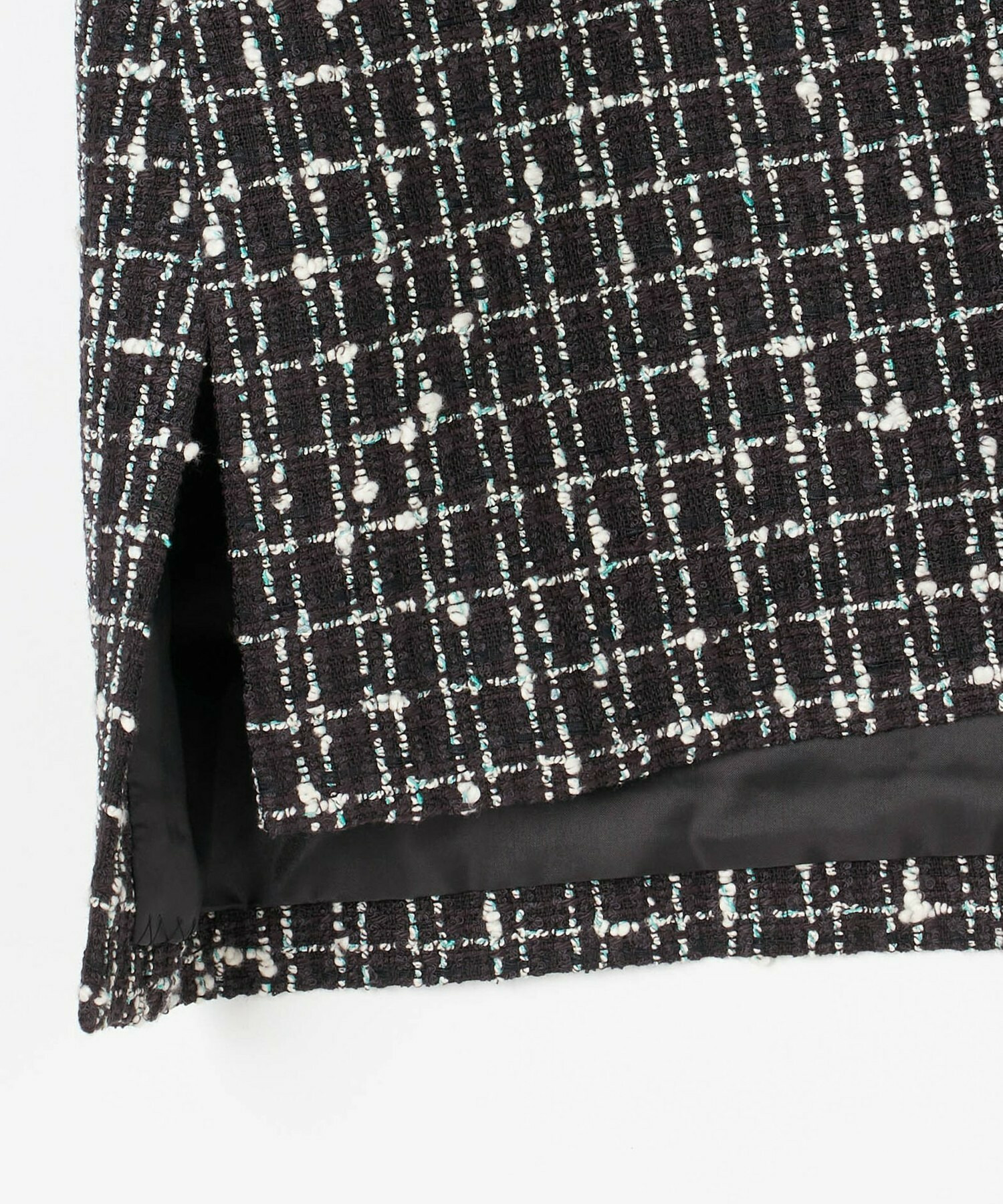 【L'EQUIPE】ツイードベスト 詳細画像 ブラック系その他 15