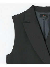 【L'EQUIPE】ウォッシャブルTR2wayジレ 詳細画像 チャコールグレー 14