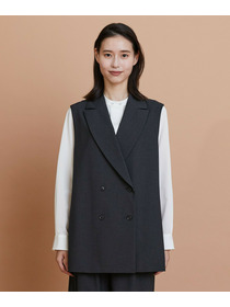 【L'EQUIPE】ウォッシャブルTR2wayジレ 詳細画像 チャコールグレー 8