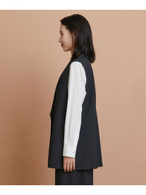 【L'EQUIPE】ウォッシャブルTR2wayジレ 詳細画像 チャコールグレー 9