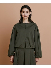 【L'EQUIPE】シャイニータフタショートブルゾン 詳細画像 ブラック 10