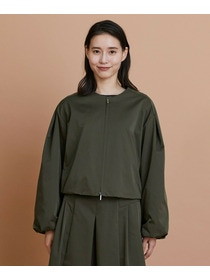 【L'EQUIPE】シャイニータフタショートブルゾン 詳細画像 ブラック 7