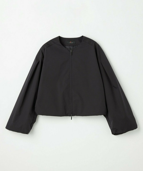 シャイニータフタショートブルゾン 詳細画像 ブラック 1