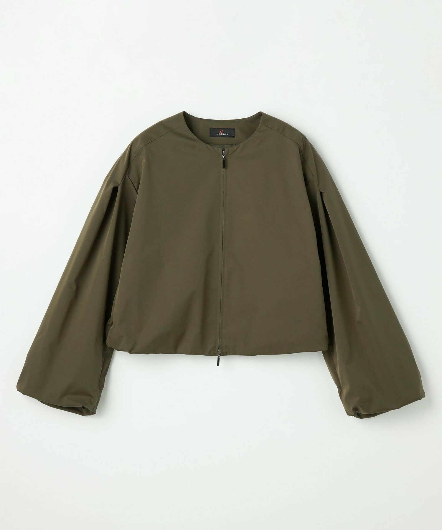 【L'EQUIPE】シャイニータフタショートブルゾン 詳細画像 ブラック 11