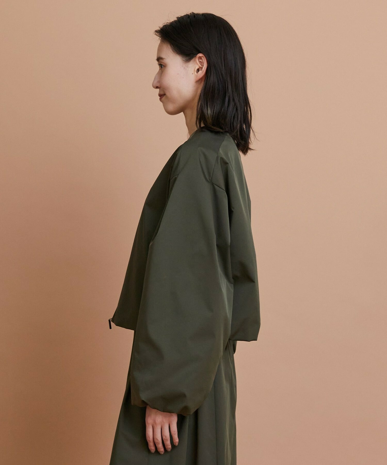 【L'EQUIPE】シャイニータフタショートブルゾン 詳細画像 ブラック 8