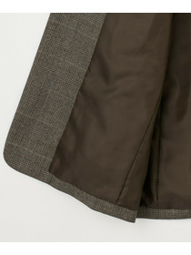 【L'EQUIPE】［eclat 2025年11月号掲載商品］ウールサキソニーテーラードジャケット 詳細画像 チャコールグレー 26