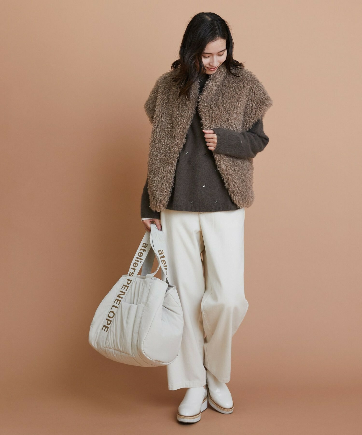 【L'EQUIPE】ニードルファージレ 詳細画像 チャコールグレー 3