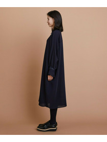 【L'EQUIPE】エステルボイルシャツワンピース 詳細画像 ネイビー 12