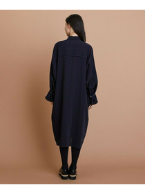 【L'EQUIPE】エステルボイルシャツワンピース 詳細画像 ネイビー 13