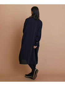 【L'EQUIPE】エステルボイルシャツワンピース 詳細画像 ネイビー 4