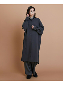 【L'EQUIPE】エステルボイルシャツワンピース 詳細画像 ネイビー 6