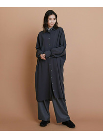 【L'EQUIPE】エステルボイルシャツワンピース 詳細画像 ネイビー 7