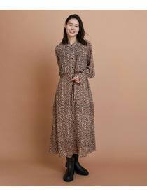 【L'EQUIPE】ヴィンテージプリントワンピース 詳細画像 レッド系その他 1