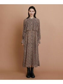 【L'EQUIPE】ヴィンテージプリントワンピース 詳細画像 レッド系その他 11