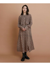 【L'EQUIPE】ヴィンテージプリントワンピース 詳細画像 レッド系その他 4