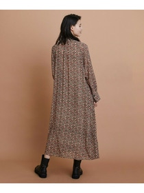 【L'EQUIPE】ヴィンテージプリントワンピース 詳細画像 レッド系その他 7