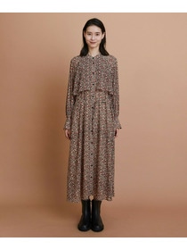 【L'EQUIPE】ヴィンテージプリントワンピース 詳細画像 レッド系その他 8