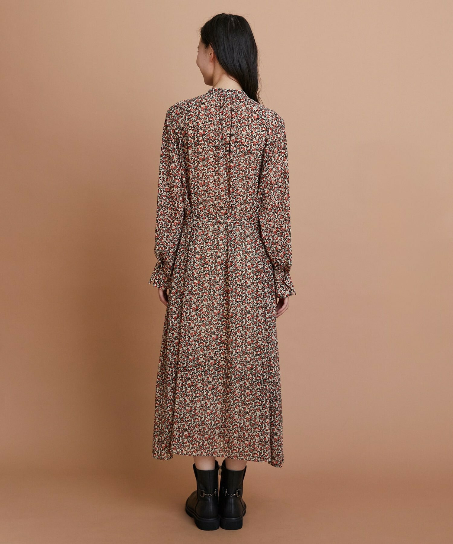 【L'EQUIPE】ヴィンテージプリントワンピース 詳細画像 レッド系その他 10