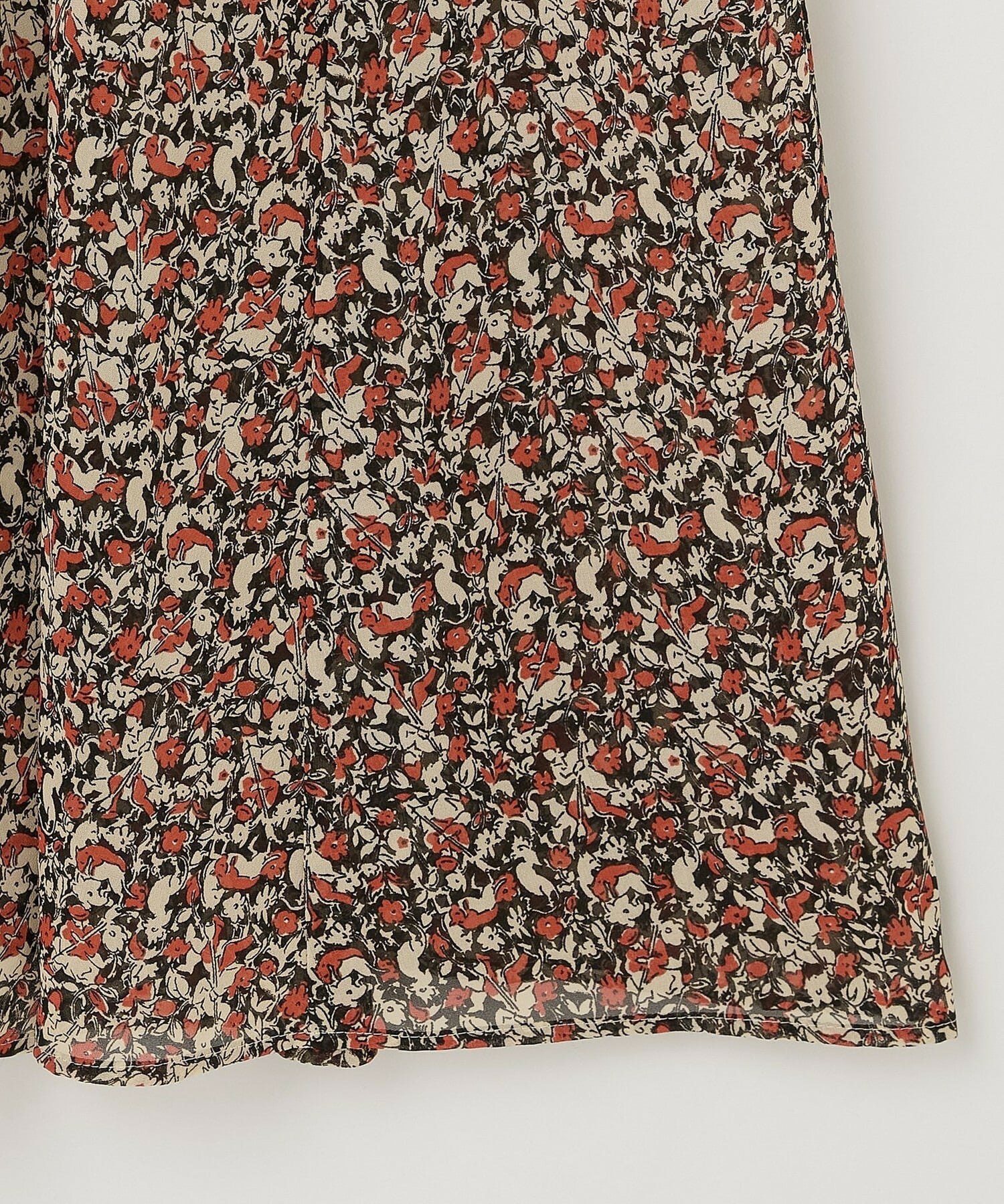 【L'EQUIPE】ヴィンテージプリントワンピース 詳細画像 レッド系その他 18