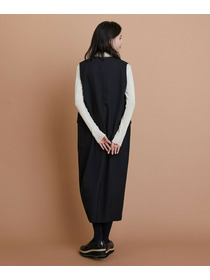 【L'EQUIPE】TWドビードスキンノースリーブワンピース 詳細画像 ブラック 10